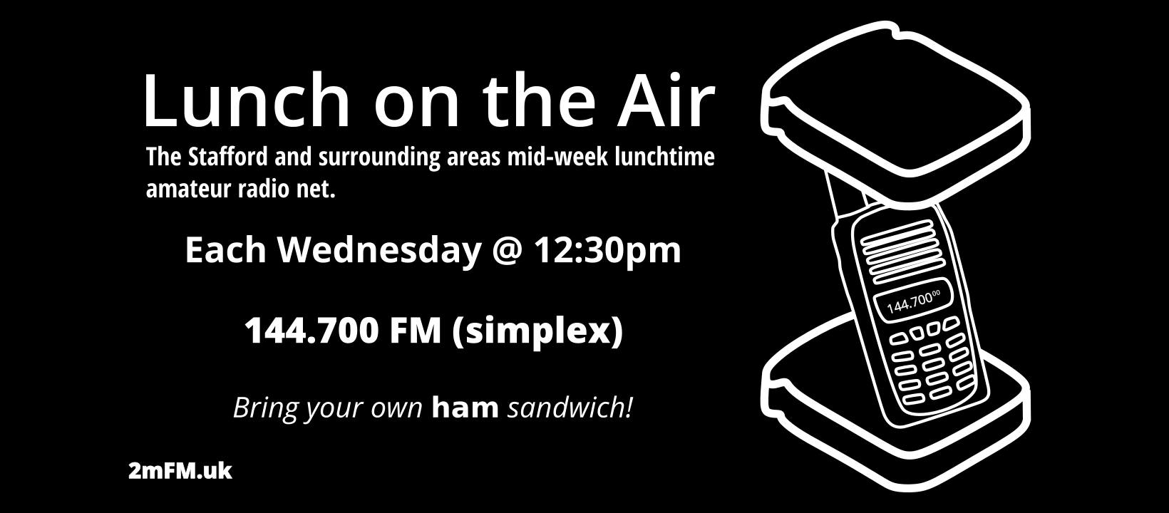 Lunch on the air graphic