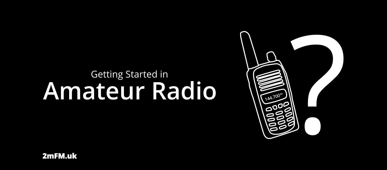getting started in amateur radio graphic